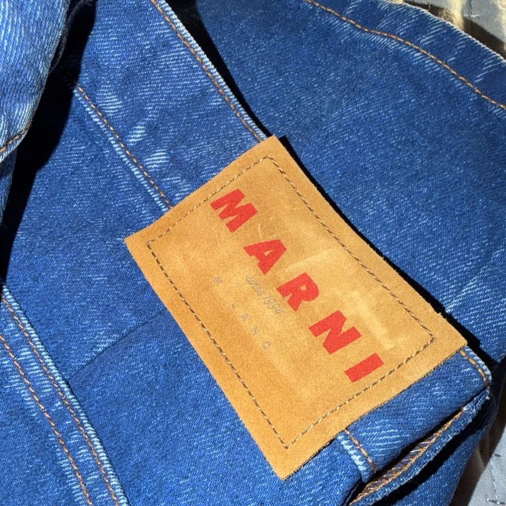 Marni Deep Blue Organic Cotton Denim Jeans